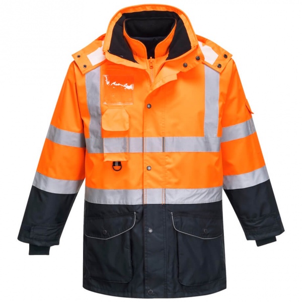 Portwest S426 Hi-Vis 7-in-1 Contrast Traffic Jacket